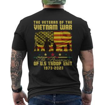 The Veteran Of The Vietnam War 50Th Anniversary Men's T-shirt Back Print - Monsterry AU