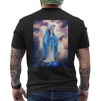 Vierge Marie Eglise Catholiqueierge Maria Catolica T-shirt imprimé au dos - Cadeauxyz