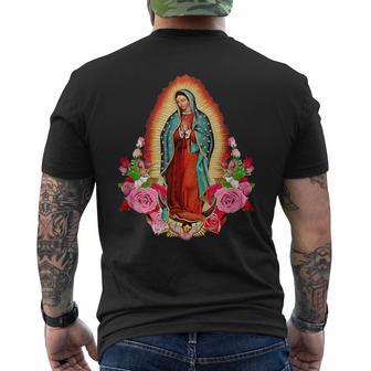 Vierge Marie Notre Dame De Guadalupe Catholique T-shirt imprimé au dos - Cadeauxyz