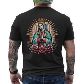 Vierge Marie Notre-Dame De Guadalupe T-shirt imprimé au dos - Cadeauxyz