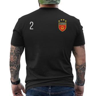 Vietnam Number 2 Sports Jersey Football Two Men's T-shirt Back Print - Monsterry UK