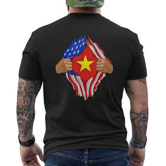 Vietnamese Blood Inside Me Mens Back Print T-shirt - Thegiftio UK