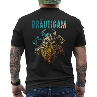 Viking Groom Stag Party Jga T-Shirt mit Rückendruck - Seseable