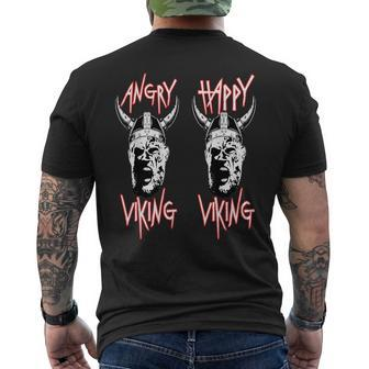 Viking Warrior Nordmann And German Emotions Men's T-shirt Back Print - Thegiftio UK