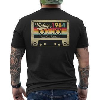 Vintage 1964 58Th Birthday Limited Edition Retro Men's T-shirt Back Print - Monsterry