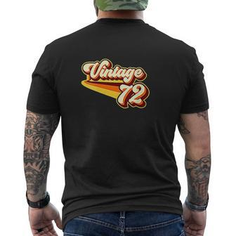 Vintage 1972 V2 Mens Back Print T-shirt - Thegiftio UK