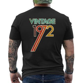 Vintage 1972 V3 Mens Back Print T-shirt - Thegiftio UK