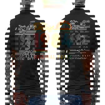 Vintage 1984 Limited Edition Original Parts Men's T-shirt Back Print - Thegiftio UK