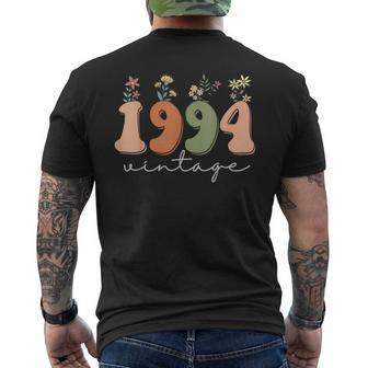 Vintage 1994 Wildblumen 29 Jahre Alt 29 Geburtstag Frauen T-Shirt mit Rückendruck - Seseable