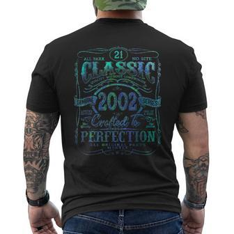 Vintage 2002 Limited Edition 21 Year Old 21St Birthday Men's T-shirt Back Print - Monsterry CA