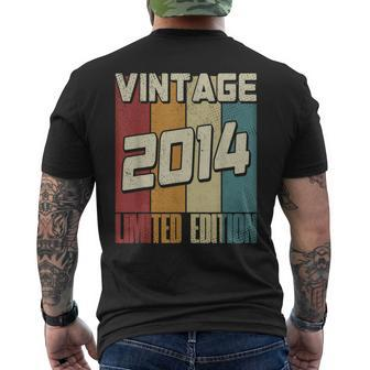 Vintage 2014 Limited Edition 10Th Birthday Men's T-shirt Back Print - Monsterry