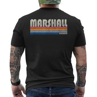 Vintage 70S 80S Style Marshall Mn Men's T-shirt Back Print - Monsterry