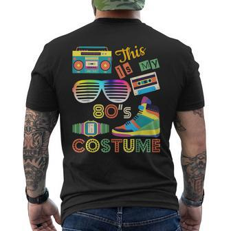 Vintage This Is My 80S Costume 1980S Retro Style Men's T-shirt Back Print - Monsterry AU