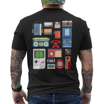 Vintage 90S Technology Old Gadgets T-Shirt mit Rückendruck - Seseable