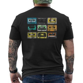 Vintage Audio Cassette Shirt 80S 90S Mens Back Print T-shirt - Thegiftio UK