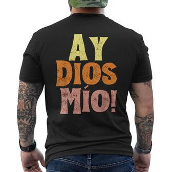 Vintage Ay Dios Mio Cinco De Mayo Festival Family Vacation Men's T-shirt Back Print - Monsterry