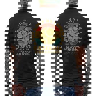 Vintage Baseball The Only Bs I Need Is Baseball Season Mens Back Print T-shirt - Thegiftio