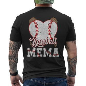 Vintage Baseball Mema Proud Ball Mema Men's T-shirt Back Print | Mazezy