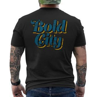 Vintage Bold City Jacksonville Men's T-shirt Back Print - Monsterry CA