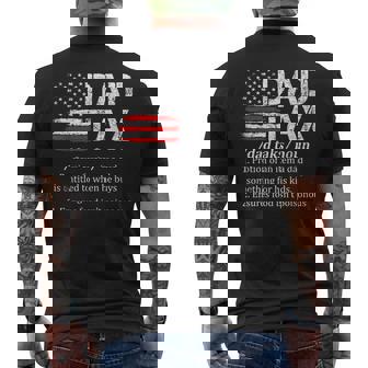 Vintage Dad Tax Definition Fathers Day V2 Mens Back Print T-shirt - Thegiftio UK
