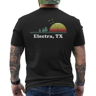 Vintage Electra Texas Home Souvenir Print Men's T-shirt Back Print - Monsterry