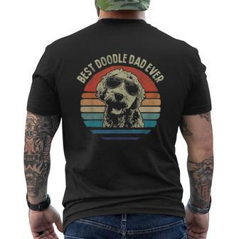 Vintage Goldendoodle Dad – Best Doodle Dad Ever Shirt Mens Back Print T-shirt - Thegiftio UK