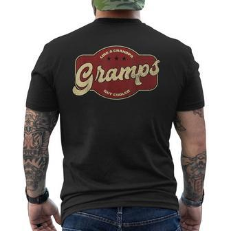 Vintage Gramps Like A Grandpa But Cooler Men's T-shirt Back Print - Monsterry AU