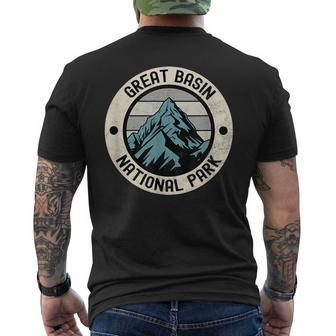 Vintage Great Basin National Park Men's T-shirt Back Print - Monsterry AU