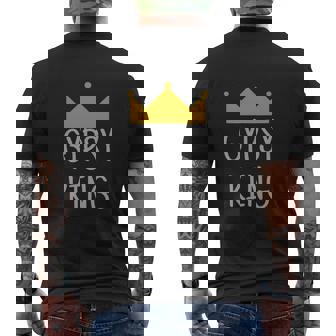 Vintage Graphic Gypsy King Simple Art Mens Back Print T-shirt - Thegiftio