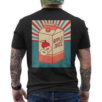 Vintage Japanese Apple Juice Men's T-shirt Back Print - Monsterry UK