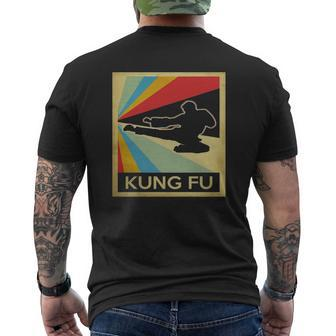 Vintage Kung Fu Tshirt 1 Mens Back Print T-shirt - Seseable