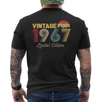 Vintage Limited Edition 1967 56Th Birthday Vintage Men's T-shirt Back Print - Monsterry AU