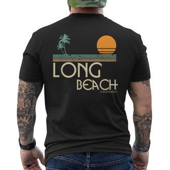 Vintage Long Beach California Men's T-shirt Back Print - Monsterry UK