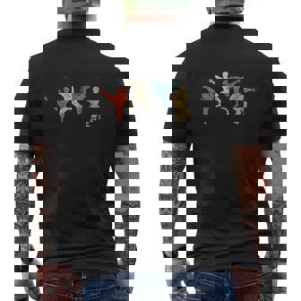 Vintage Martial Arts Karate Mens Back Print T-shirt | Seseable UK
