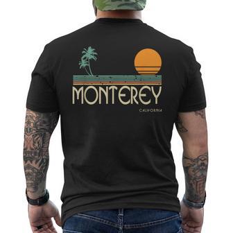 Vintage Monterey California Men's T-shirt Back Print - Monsterry AU