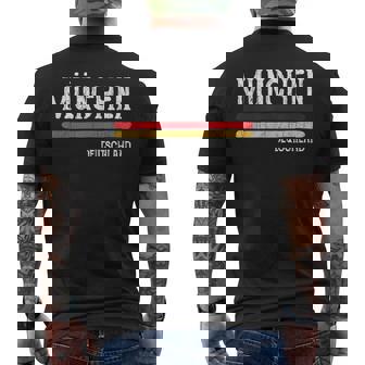 Vintage Múnich Alemania Alemán Camiseta Hombre Estampado Espalda - Regaloses