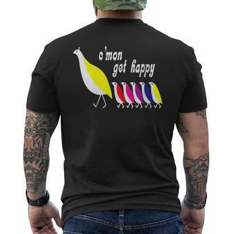Vintage Partridge Vintage Retro Quail Grouse Lover 60S 70S Men's T-shirt Back Print - Seseable