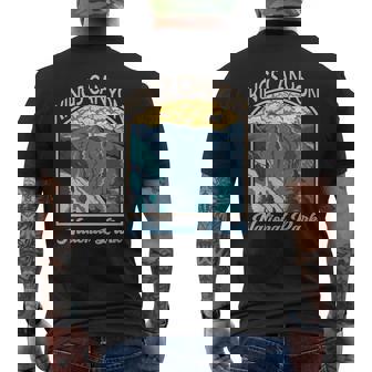 Vintage Retro Kings Canyon National Park Travel Adventure Mens Back Print T-shirt - Thegiftio