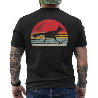 Vintage Retro Roadrunner Animal Lover Men's T-shirt Back Print - Monsterry