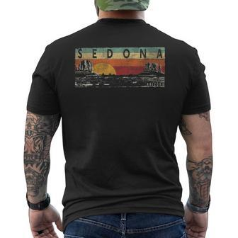 Vintage Sedona Arizona Sedona Az Men's T-shirt Back Print - Monsterry UK