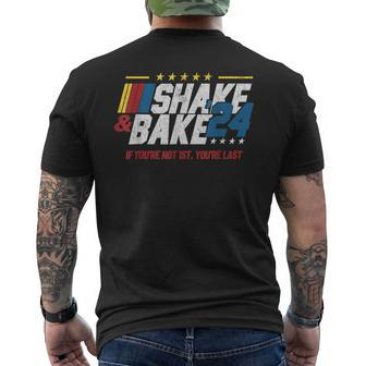 Vintage Shake And Bake 24 If You're Not 1St You're Last Men's T-shirt Back Print - Seseable