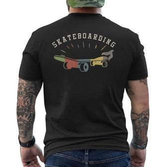 Vintage Skateboarding Skateboard Retro Skater Men's T-shirt Back Print - Monsterry AU
