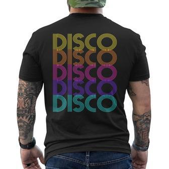 Vintage Style Dancing Retro Disco Men's T-shirt Back Print - Thegiftio UK