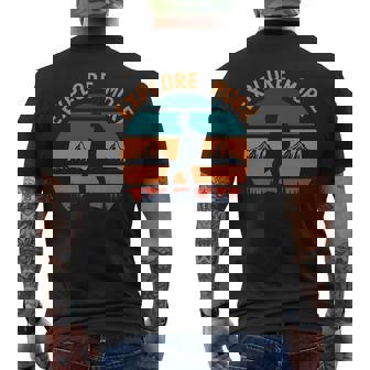 Vintage Style Explore More Travel More To Open Your World Mens Back Print T-shirt - Thegiftio