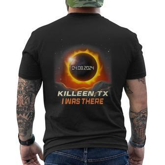 Vintage Total Solar Eclipse Killeen Texas Tx Men's T-shirt Back Print - Seseable