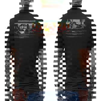 Vintage Tropical Maui Hawaii Mens Back Print T-shirt - Thegiftio