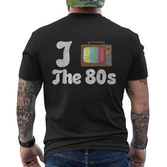 Vintage I Watch The 80S Tv Show Novelty Men's T-shirt Back Print - Monsterry CA