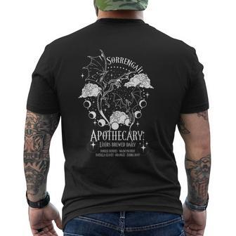 Violet Sorrengail Fourth Wing Basgiath War College Dragon Men's T-shirt Back Print - Monsterry DE