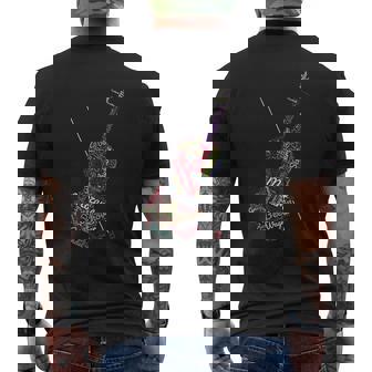 Violin Word Art Mens Back Print T-shirt - Thegiftio UK