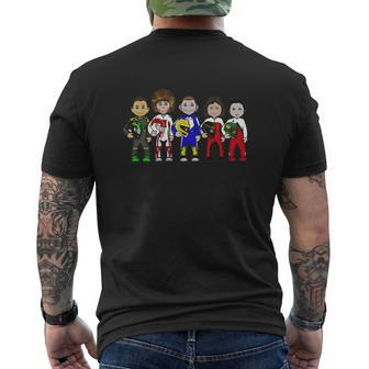 Vipwees Moto Gp Legends Mens Motorcycle Racing Tshirt Sheene Rossi V98 Mens Back Print T-shirt | Seseable CA